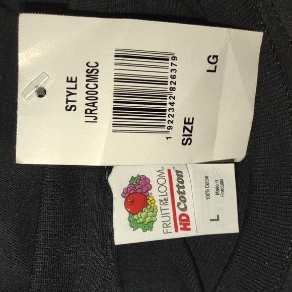 BOGO NWT RAIDERS OF THE LOST ARK Film Logo FRUIT OF THE LOOM Cotton Crewneck Tee - Picture 3 of 3